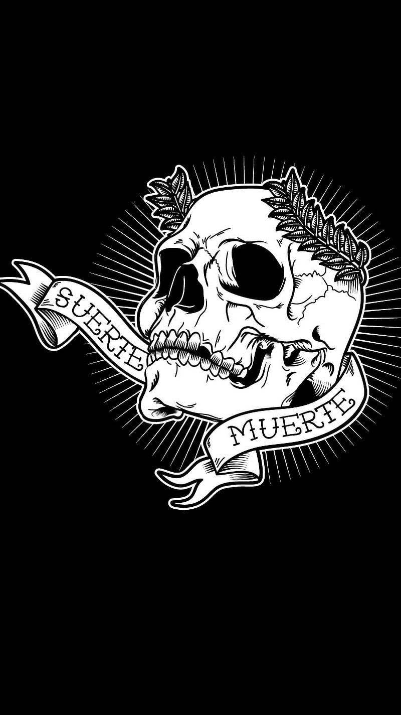 Suerie Muerte, skull, HD phone wallpaper