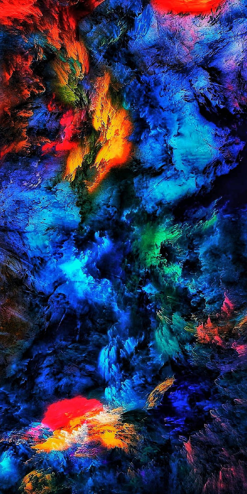Colour Canvus, fish, color, colors, mix, colores, HD phone wallpaper