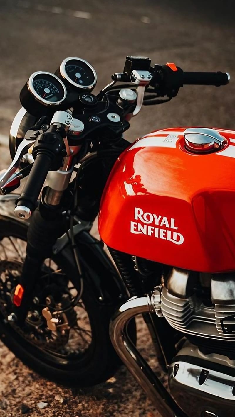 Bullet Wale, Red Continental Gt 650, continental gt 650, royal enfield bike, HD phone wallpaper