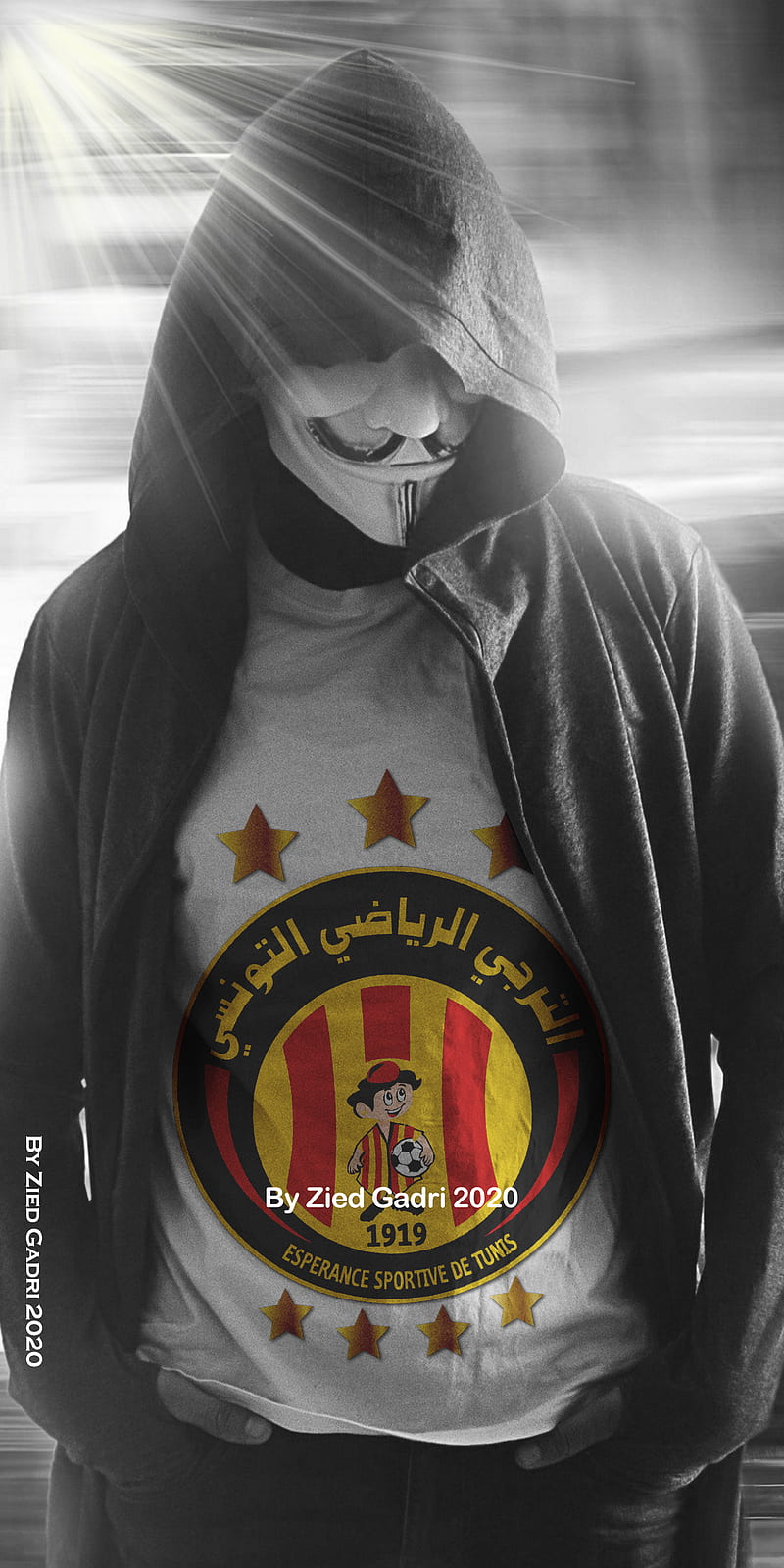 Anonymous Taraji, anonym, esperance, hacker, love, mask, tunis, tunisian, tunisie, HD phone wallpaper