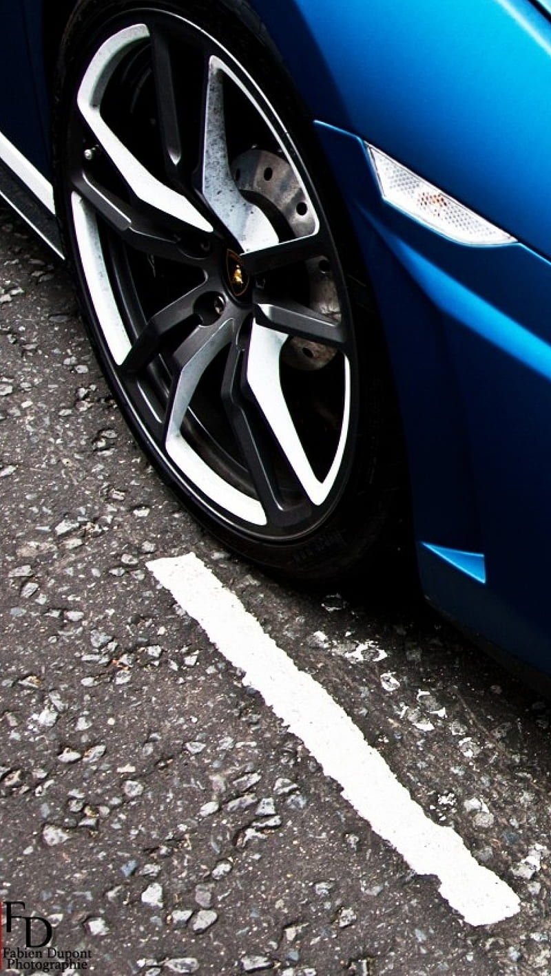 Lamborghini Gallardo, car, tire, whell, HD phone wallpaper