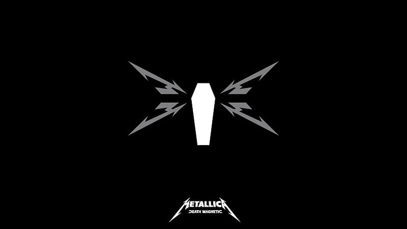 Metallica Death Magnetic, metal, heavy metal, band, black, metallica, death magnetic, HD wallpaper