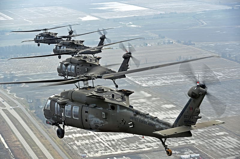 Helicopter, Aircraft, Military, Sikorsky Uh 60 Black Hawk, Attack Helicopter, Military Helicopters, HD wallpaper