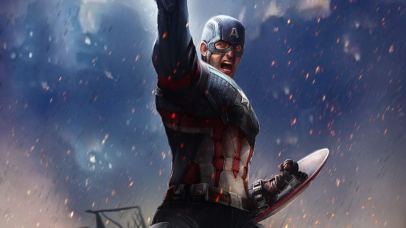 Captain America Stormbreaker, captain-america, superheroes, artwork, artstation, HD wallpaper