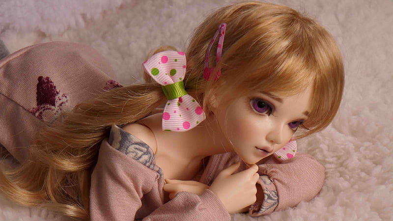 Girl Doll With Blonde Hair Doll Hd Wallpaper Peakpx