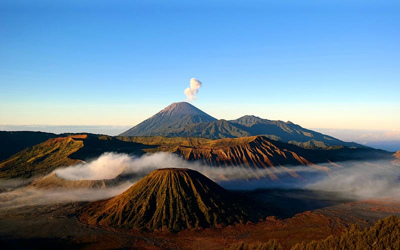 Mount Bromo Dormant East Java Indonesia, HD wallpaper
