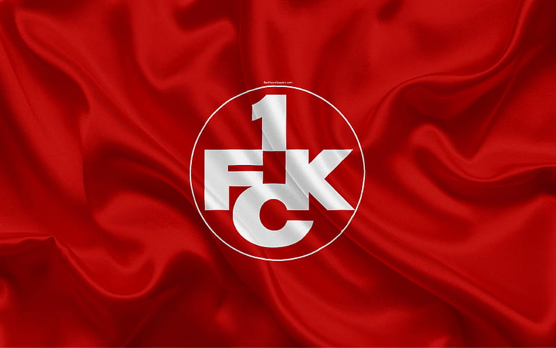 Kaiserslautern FC, FCK red silk flag, German football club, logo, emblem, 2 Bundesliga, football, Kaiserslautern, Germany, Second Bundesliga, HD wallpaper