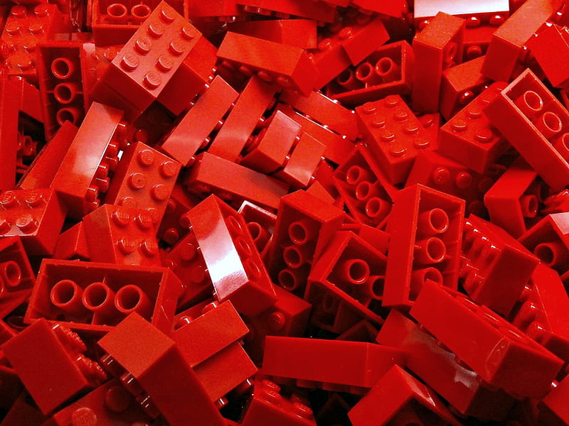 Rectangular. Red Legos from the Burlington Mall. Usag, HD wallpaper