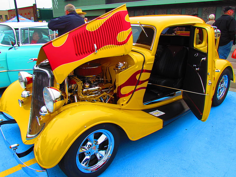 1933 Ford 5 window Coupe, coupe, hot rod, ford, classic, 1933, vintage, HD wallpaper