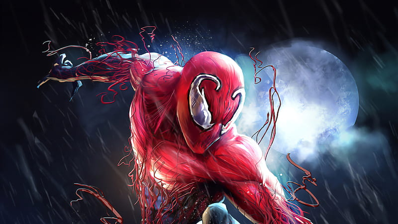 Toxin Spiderman , spiderman, superheroes, artist, artwork, digital-art, artstation, HD wallpaper