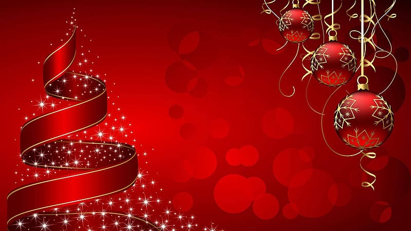 Classic Red Christmas Background, Christmas Dance, HD wallpaper | Peakpx