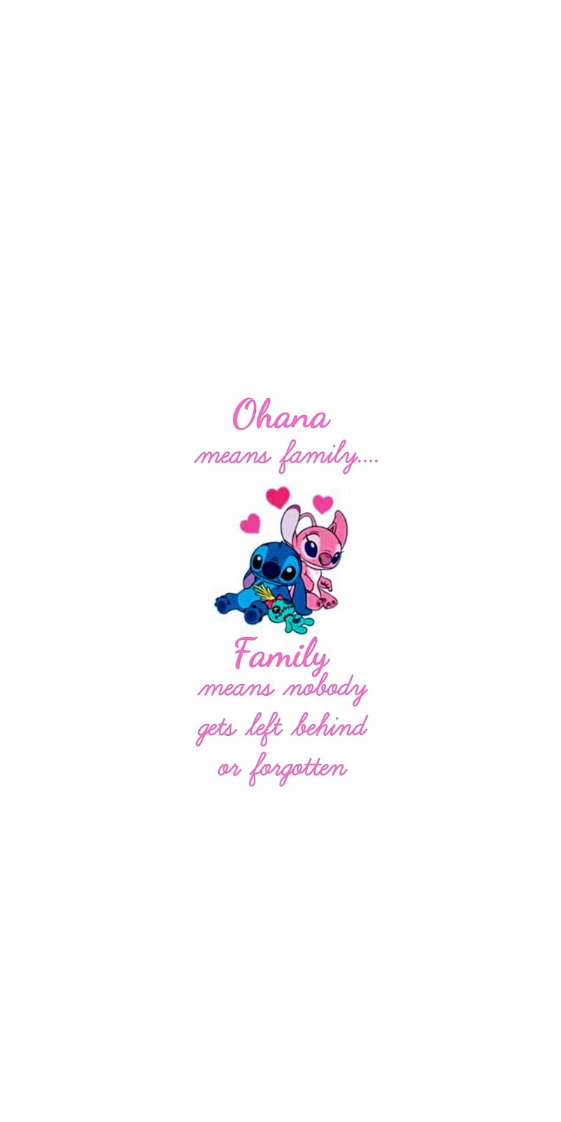 Ohana Means Family  Inspired by Lilo and Stitch  Chalkboard Background  Poster Print Photo Quality Disney Inspired  Home Art Print Frame not  Included 8x10 Ohana Chalkboard  Amazonin Home  Kitchen