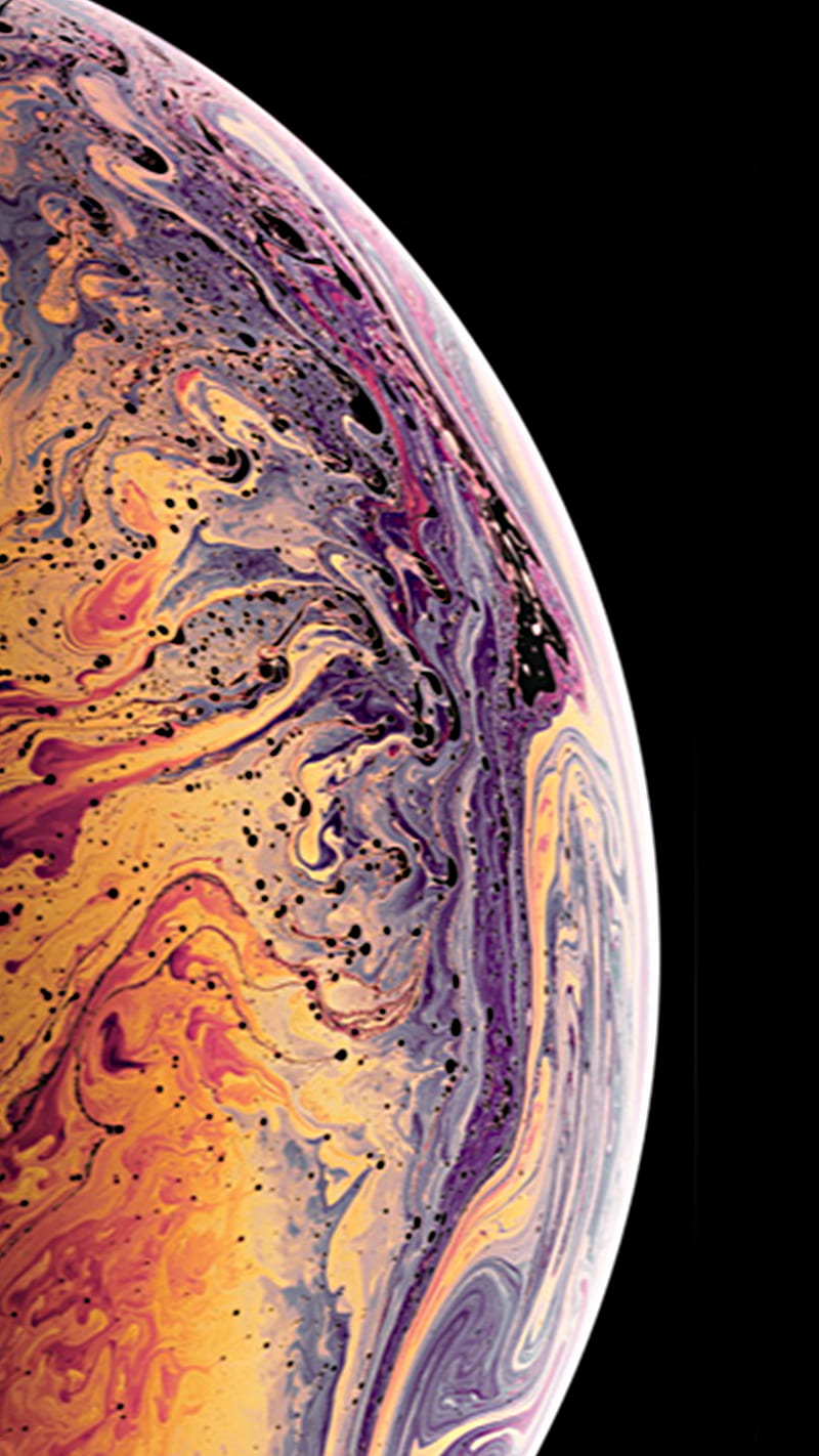 iPhone XS Max, earth world, sapce, color, apple, cosmos, HD phone wallpaper