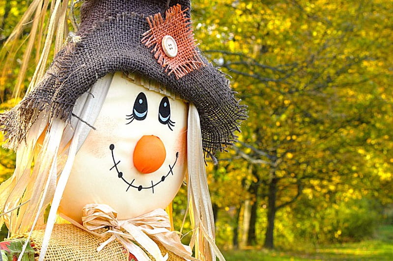 Fun in October, family, festival, fall, autumn, lovely, fun, happy, scarecrows, love, siempre, october, HD wallpaper