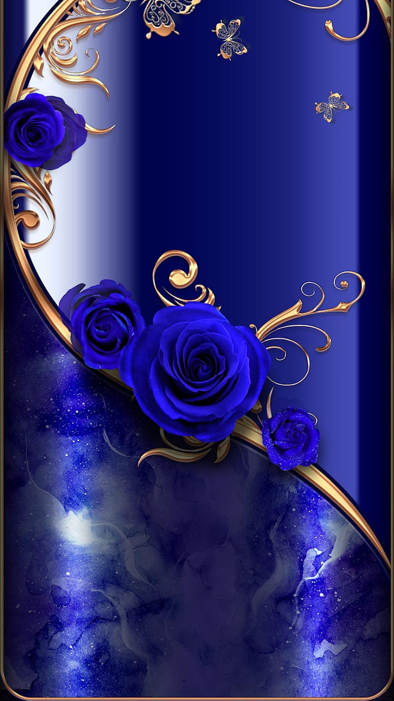 Remix Blue Rose, blue, letter, love, remix, rose, HD phone wallpaper |  Peakpx