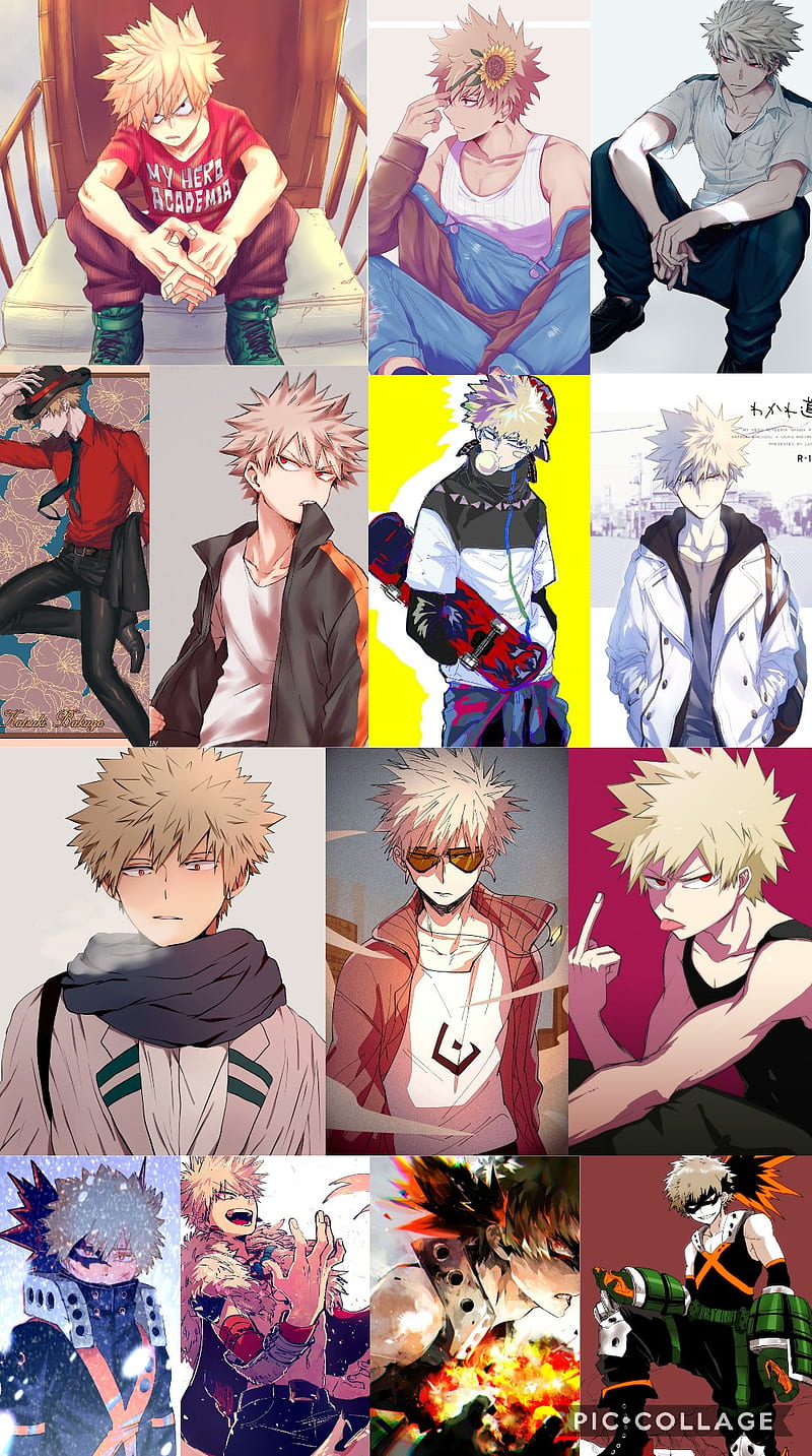 Bakugou, anime, bmha, cute, hero, kachan, mha, HD phone wallpaper