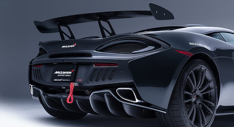2018 McLaren 570S GT4 MSO X No. 10 Ueno Grey Black Accents - Detail , car, HD wallpaper