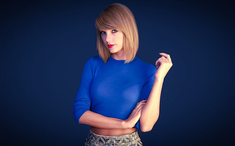 Taylor Swift, beauty, Haircut, hoot, blonde, actress, HD wallpaper