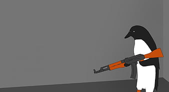 AK 47, black, desenho, gun, simple, swag, trending, white, HD phone  wallpaper | Peakpx