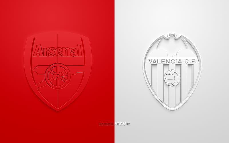 Arsenal vs Valencia, Arsenal FC, Soccer, Valencia CF, UEFA Europa League, UEFA Cup, HD wallpaper