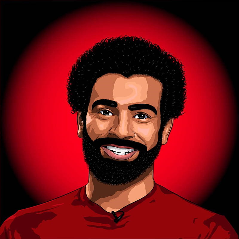 Mohamed salah, anime, artwork, cartoon, esports, HD phone wallpaper ...