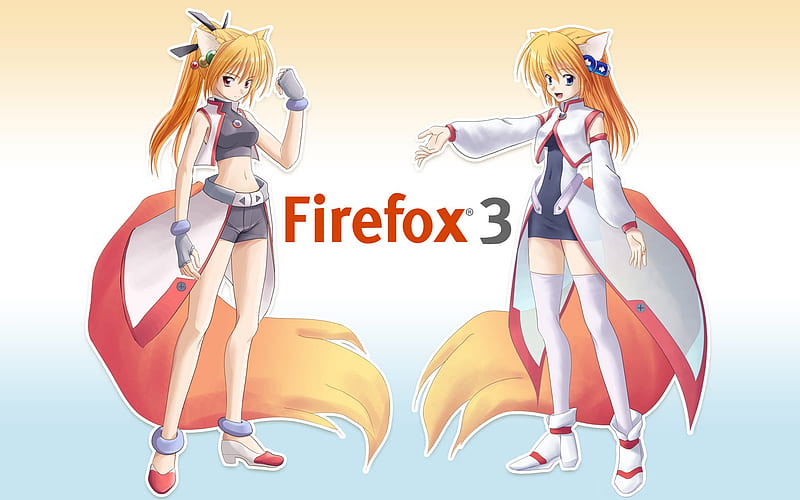 Rubenerd: #Anime Which is a better Firefox mascot?