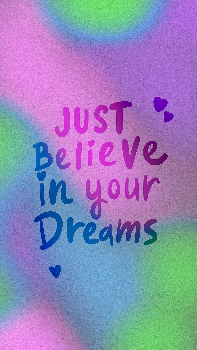Dreams, believe, blurry, dream, motivation, pink, text, word art, HD phone wallpaper