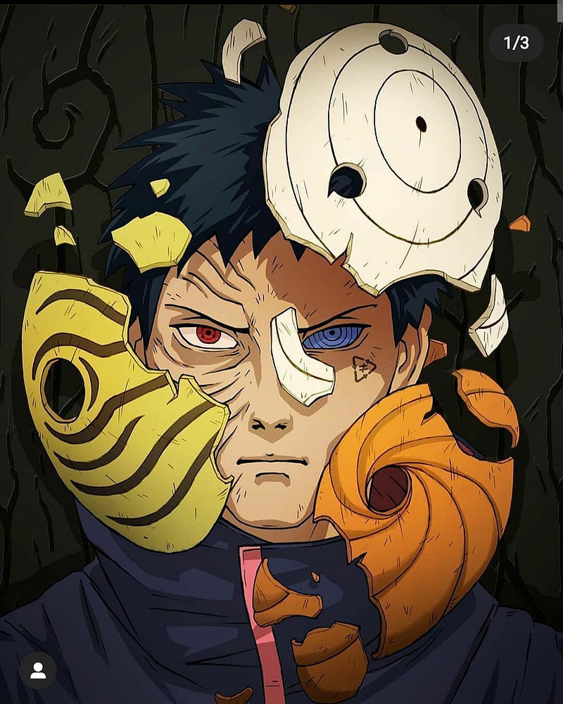 Obito, naruto, uchiha, uchiha obito, masked madara, HD phone wallpaper