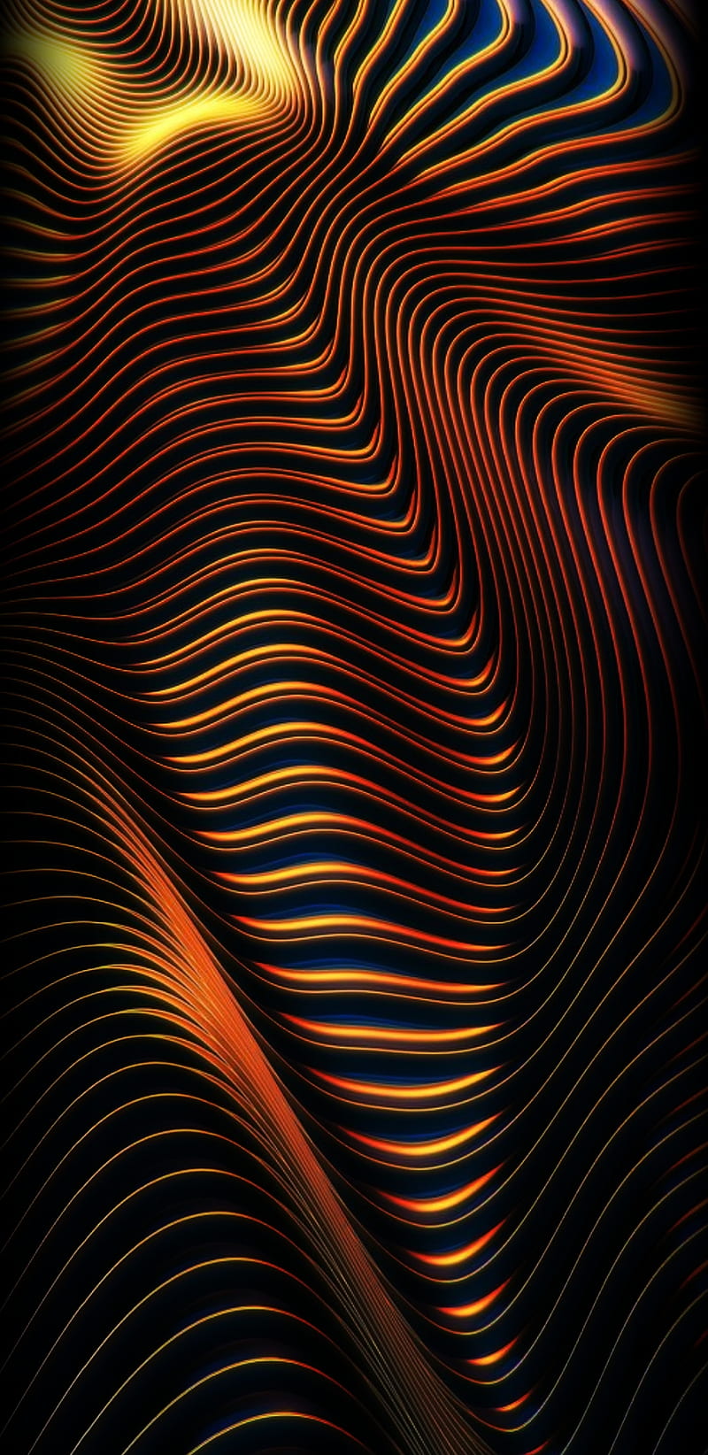 Abstract Gold Brown, black, great, red, silver, trance, wall, wave, HD phone wallpaper