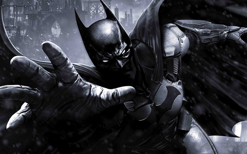 Batman, darkness, 3D art, fan art, superheroes, creative, HD wallpaper