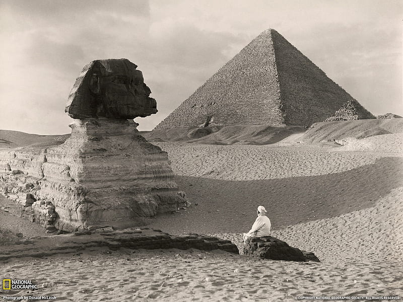 Great Sphinx Egypt-National Geographic graphy, HD wallpaper