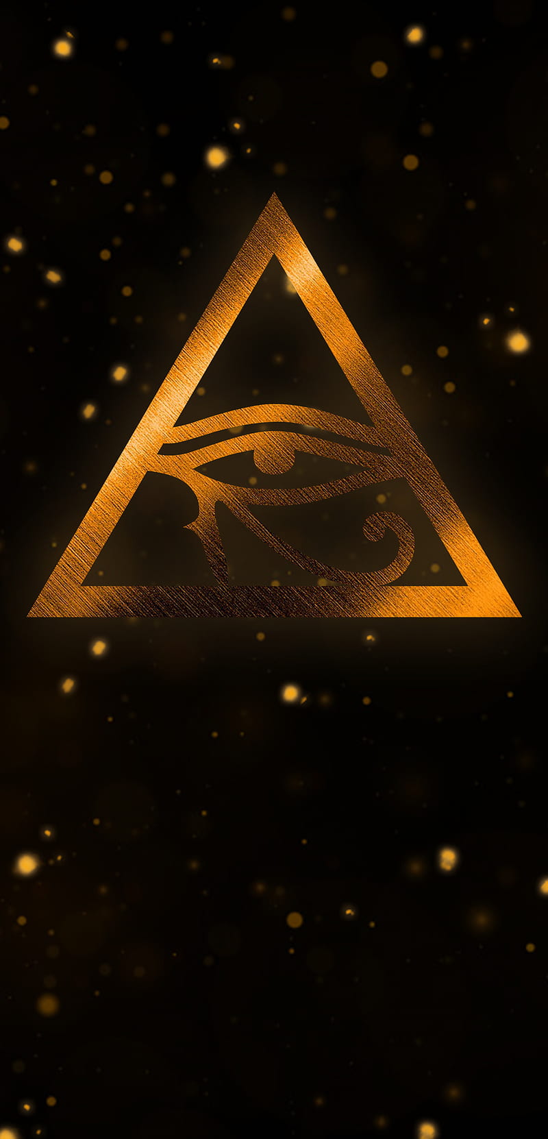 Egypt, ac, black, god, gold, horus, origins, sparkle, HD phone wallpaper
