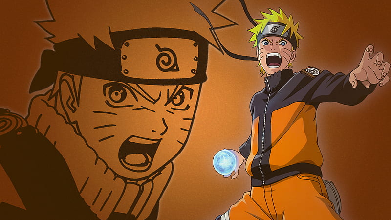 Naruto Uzumaki Rasengan, HD wallpaper