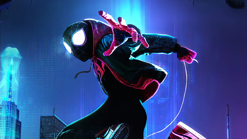 Spider Verse Newart, spiderman, superheroes, artwork, digital-art, art, artstation, HD wallpaper
