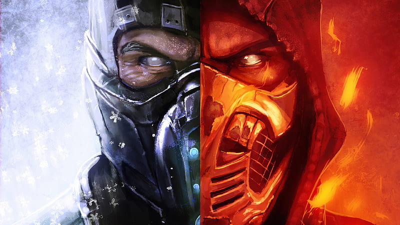 Scorpion Mortal Kombat X Art, mortal-kombat-11, mortal-kombat, 2019-games, games, HD wallpaper