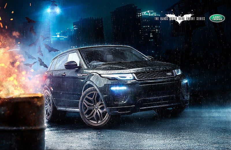 Range Rover Dark Knight Series, range-rover, carros, behance, HD wallpaper