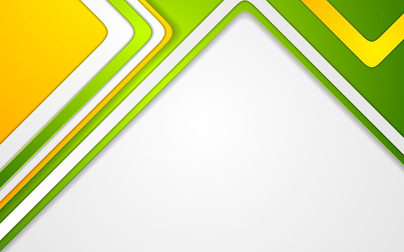 geometric designs, green rectangles, lines, green yellow abstraction, HD wallpaper