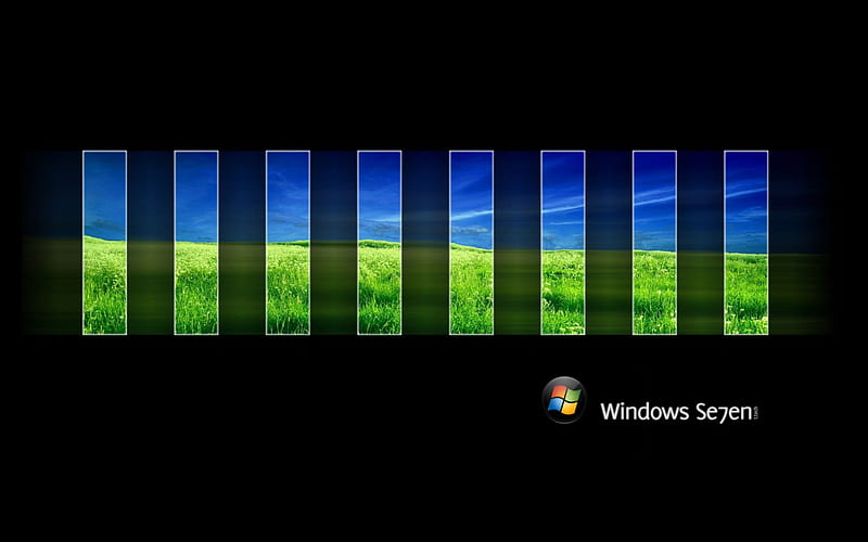 60 - Windows 7, 7, microsoft, vista, windows, glass, ball, green, windows 7, seven, blue, HD wallpaper