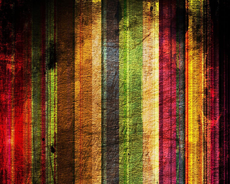 Colorful Wood, colors, woody, HD wallpaper