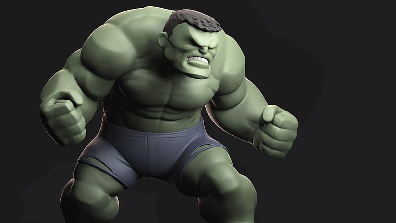 Hulk 3d Avengers Infinity War, hulk, 3d, avengers-infinity-war, artist, artwork, artstation, HD wallpaper