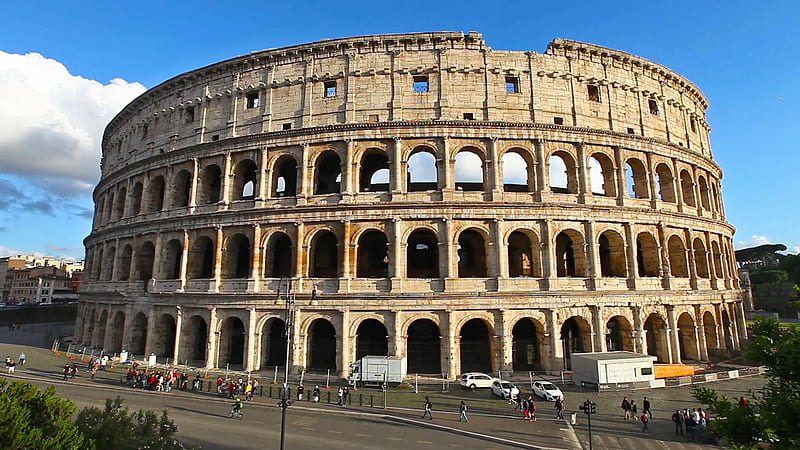 The Colosseum of Rome, Building, Colosseum, Ancient, Rome, HD wallpaper