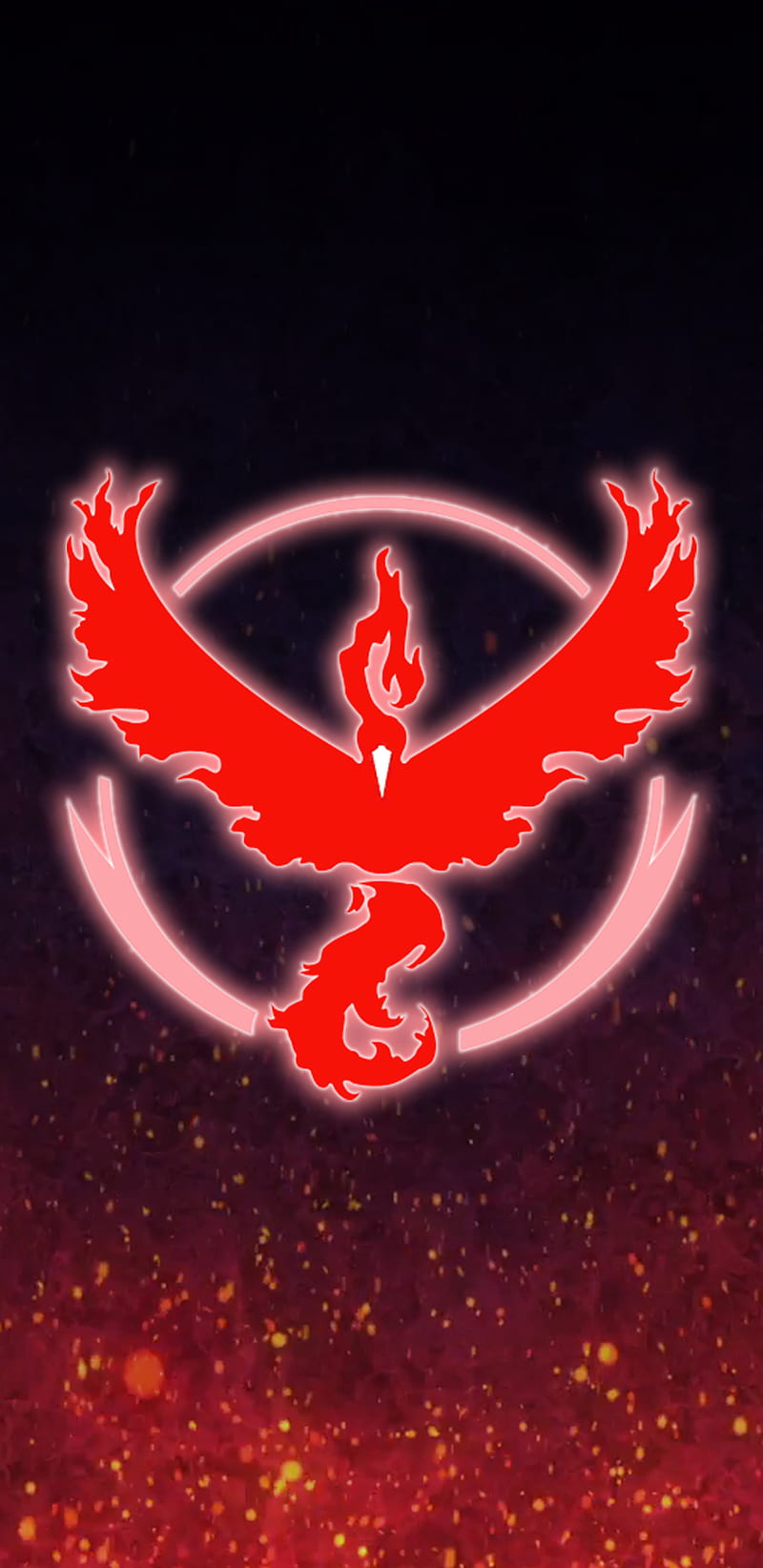 Pokemon Go Team Valor Red iPhone Wallpapers Free Download