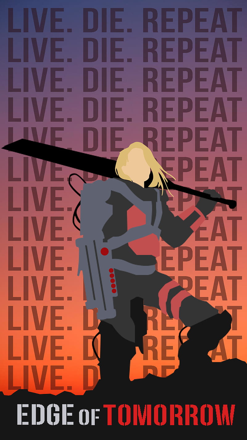 Edge of Tomorrow, adaptation, all you need is kill, anime, blunt, cruise, minimal, typography, HD phone wallpaper