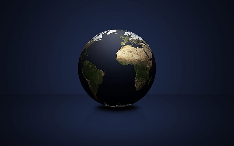 globe planet continents-Design, HD wallpaper