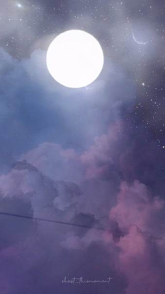 Baby yoda dreams, blue, clouds, float, hope, space, star, wars, HD phone  wallpaper