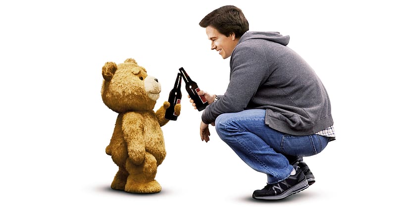 Ted, Movie, Mark Wahlberg, Ted (Movie Character), HD wallpaper