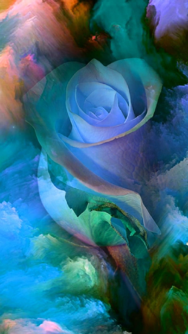 Flores, bonito, azul, color, vistoso, color, desenho, explosión, flor,  pastel, Fondo de pantalla de teléfono HD | Peakpx