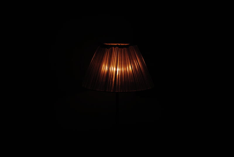 floor lamp, lamp, dark, HD wallpaper