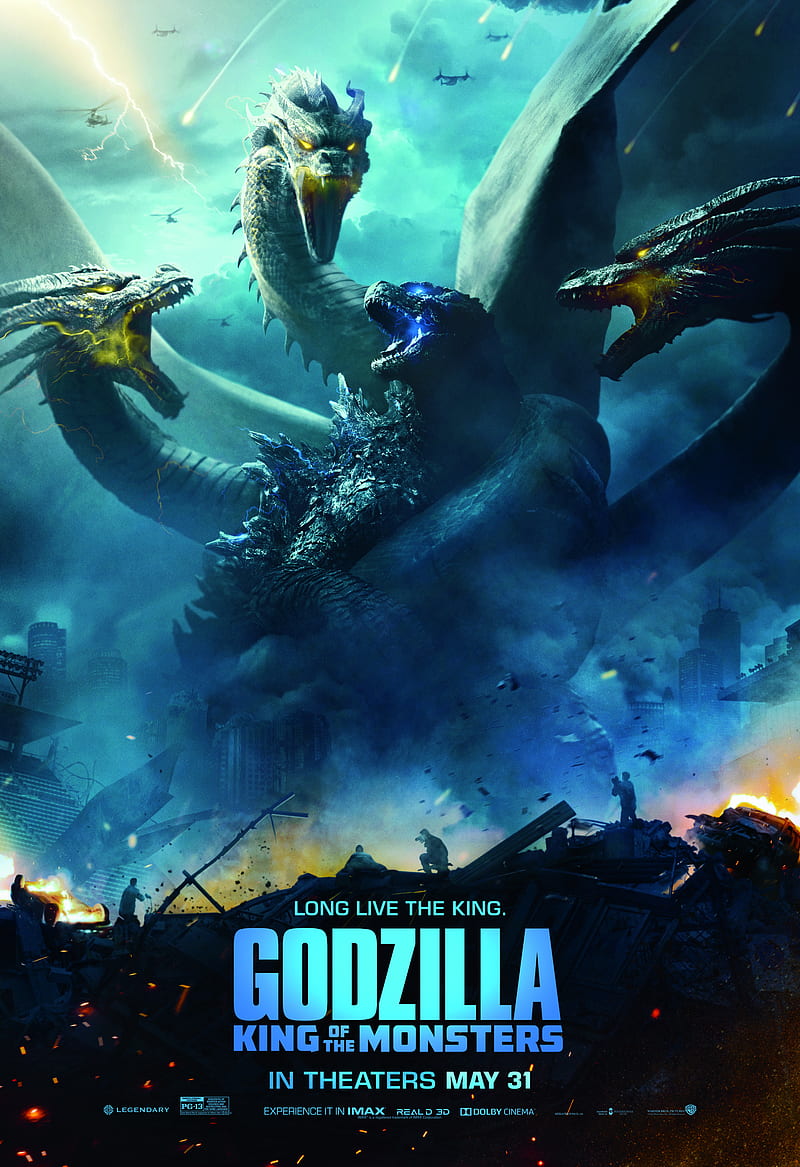 Godzilla, Godzilla: King of the Monsters, movies, King Ghidorah, HD ...
