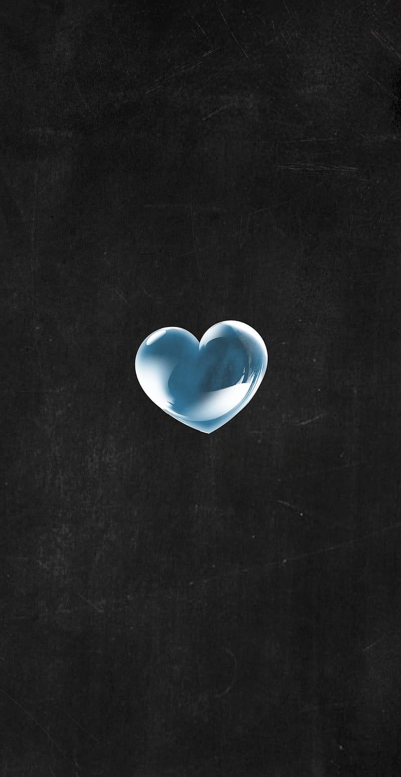 3d heart, background, bubble, chalkboard, love, HD phone wallpaper